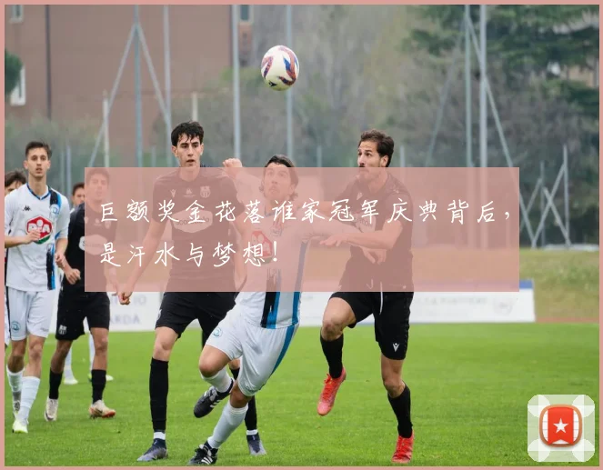 巨额奖金花落谁家冠军庆典背后，是汗水与梦想！